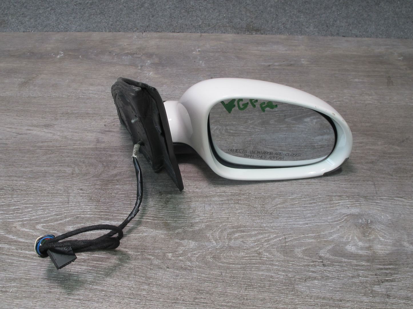 06-09 VW Rabbit GTI R32 Right Door Side View Power Heated Mirror Candy White OEM