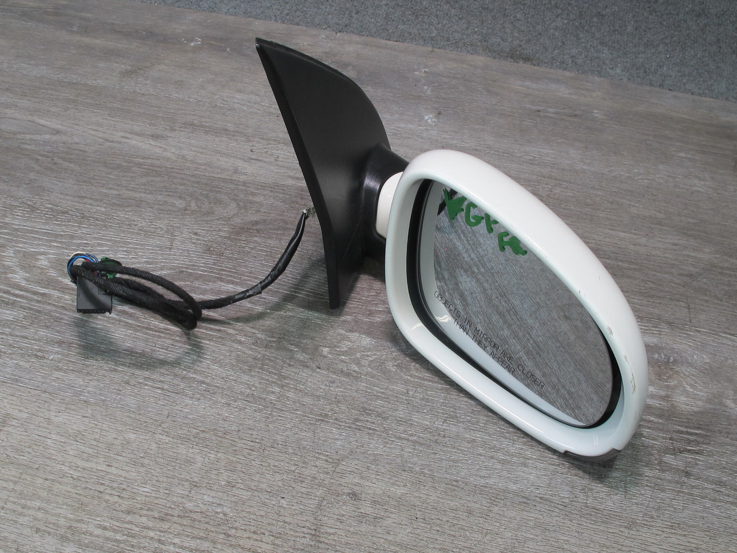 06-09 VW Rabbit GTI R32 Right Door Side View Power Heated Mirror Candy White OEM