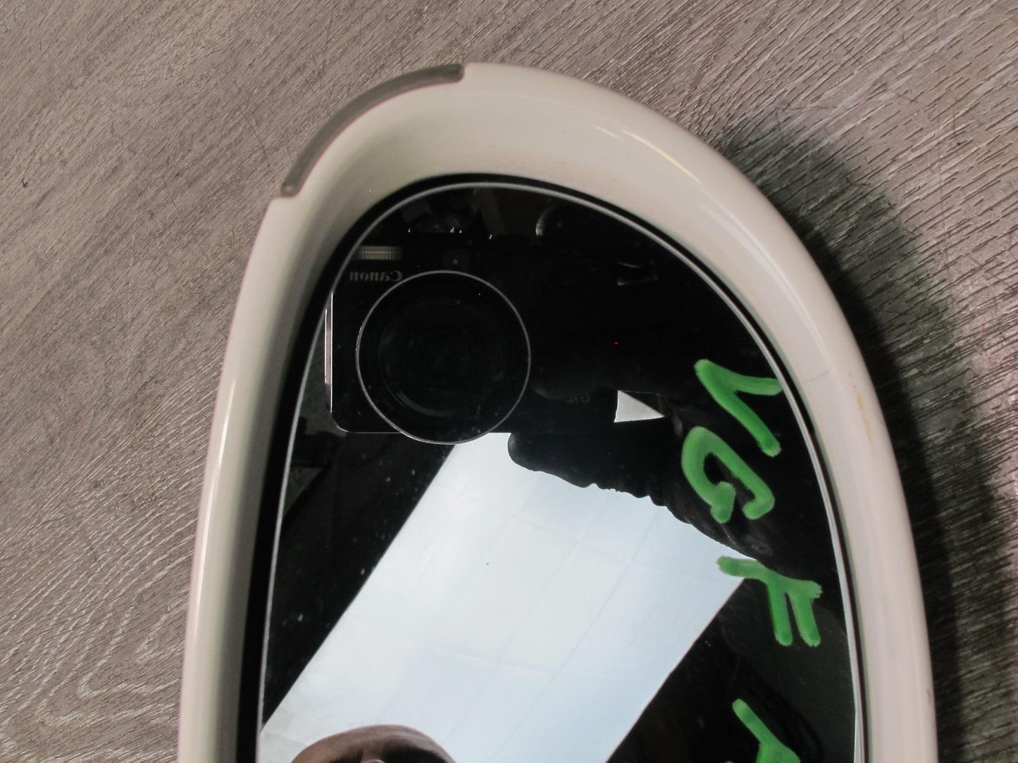 06-09 VW Rabbit GTI R32 Left Door Side View Power Heated Mirror Candy White OEM