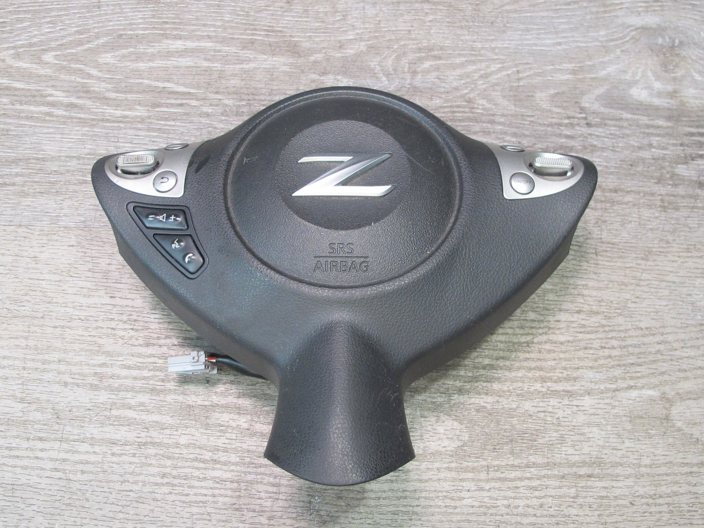 09-20 NISSAN 370Z Z34 FRONT LEFT DRIVER SIDE STEERING WHEEL SRS AIRBAG OEM