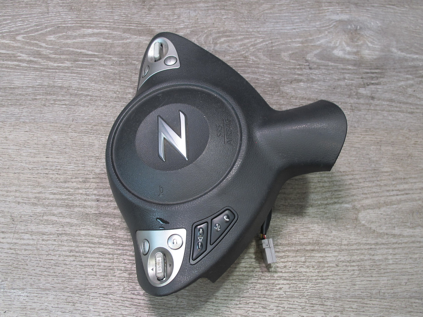 09-20 NISSAN 370Z Z34 FRONT LEFT DRIVER SIDE STEERING WHEEL SRS AIRBAG OEM