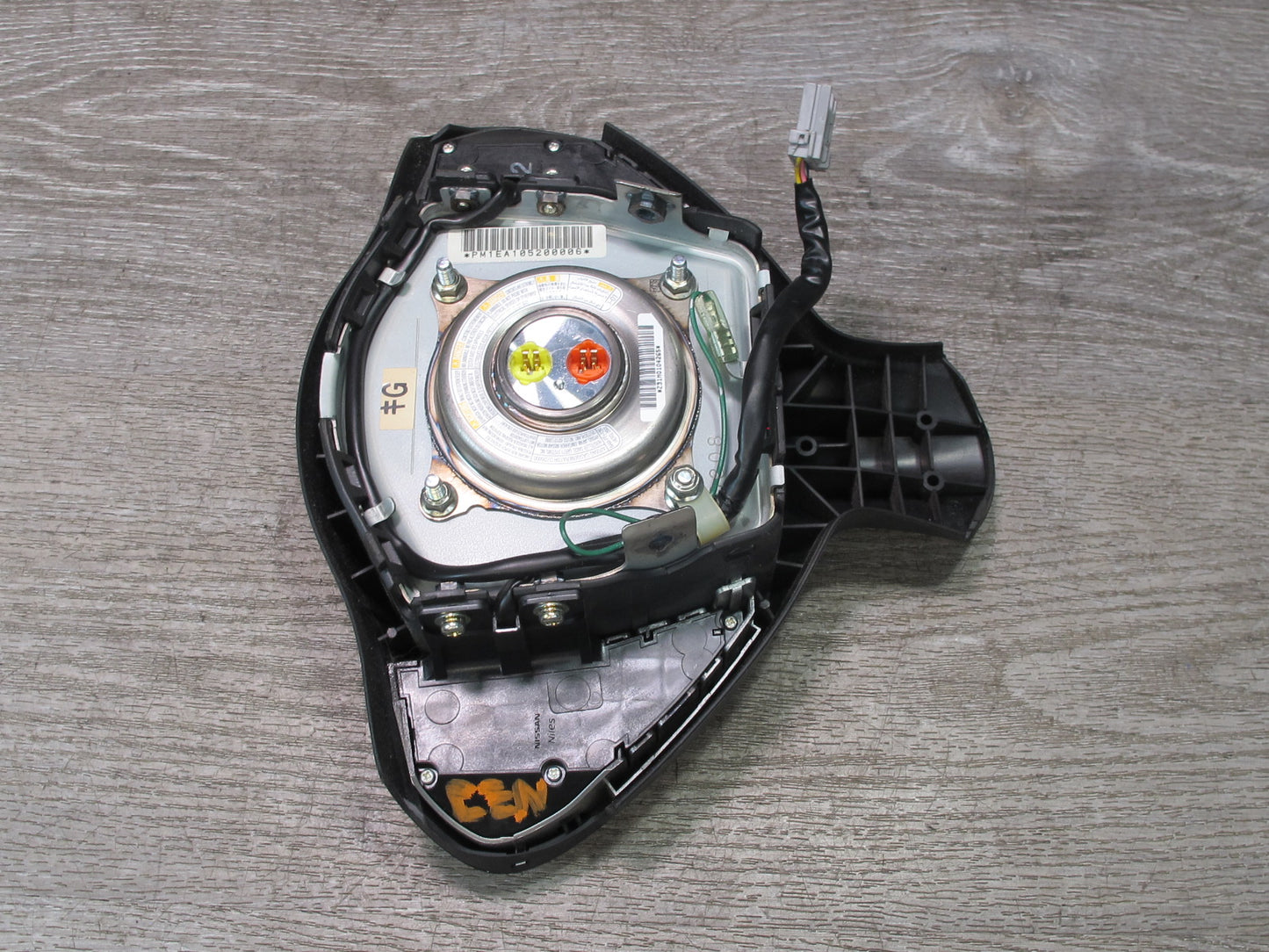 09-20 NISSAN 370Z Z34 FRONT LEFT DRIVER SIDE STEERING WHEEL SRS AIRBAG OEM