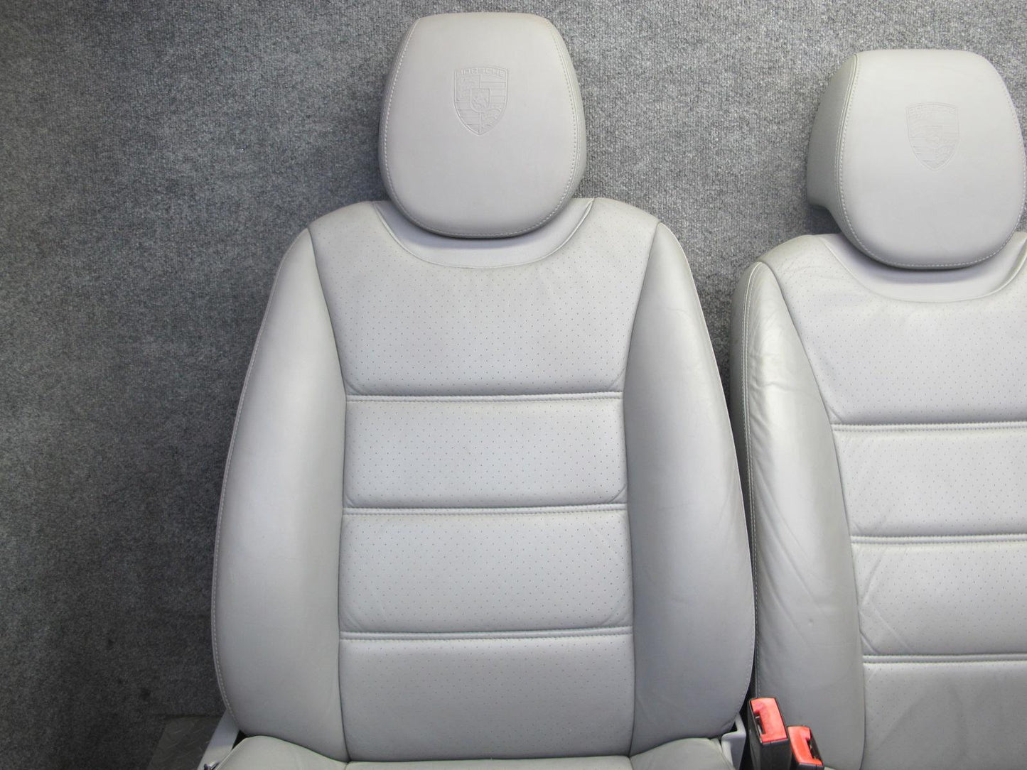 2005-2006 Porsche Cayenne 955 Front & Rear Left & Right Heated Leather Seat Set
