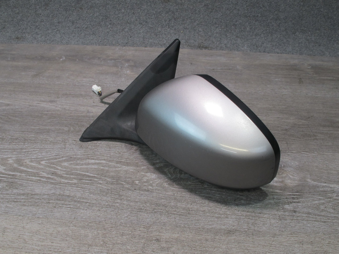 09-20 Nissan 370Z Z34 Left Door Side View Exterior Power Heated Mirror Gray OEM
