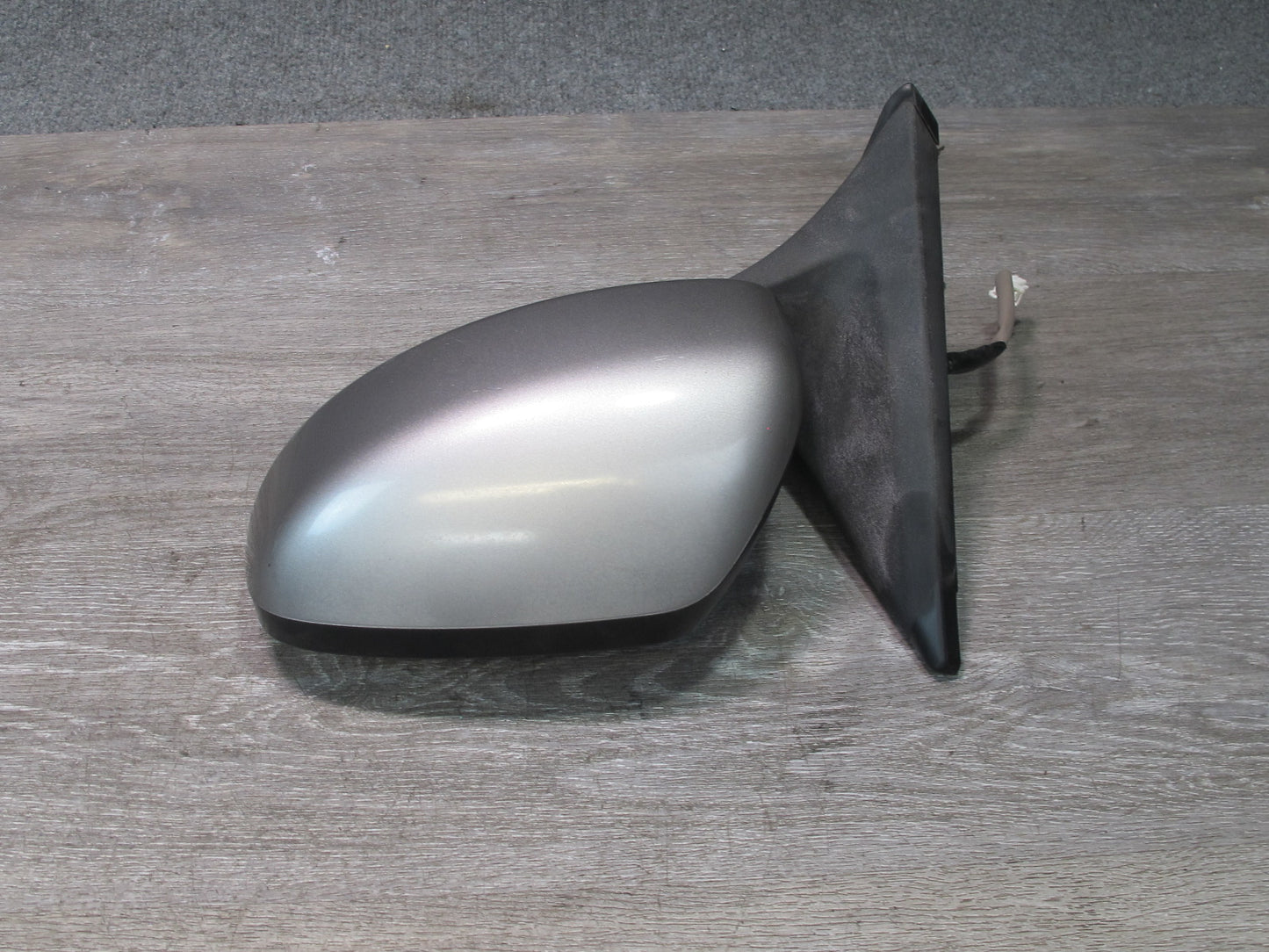 09-20 Nissan 370Z Z34 Left Door Side View Exterior Power Heated Mirror Gray OEM