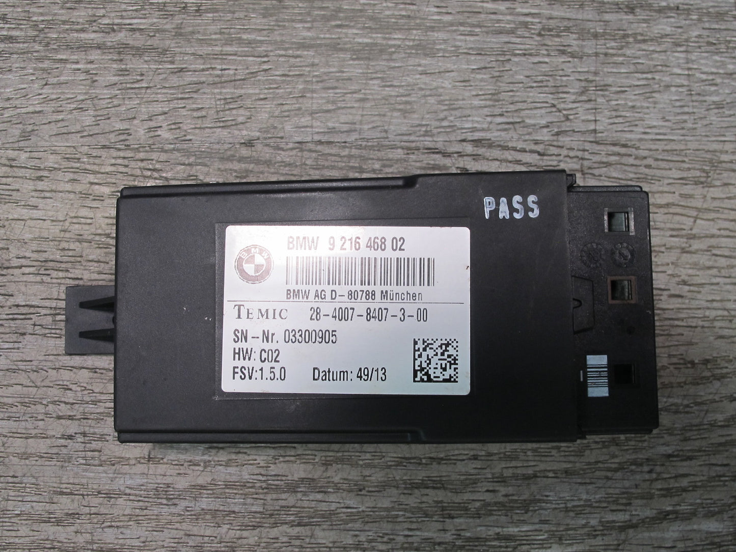 2014-2018 BMW F15 X5 Front or Rear Heated Seat Control Module 9216468