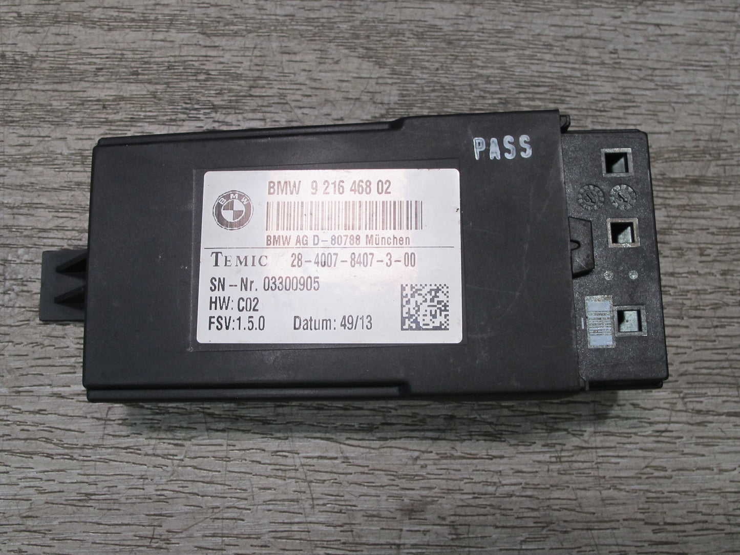 2014-2018 BMW F15 X5 Front or Rear Heated Seat Control Module 9216468