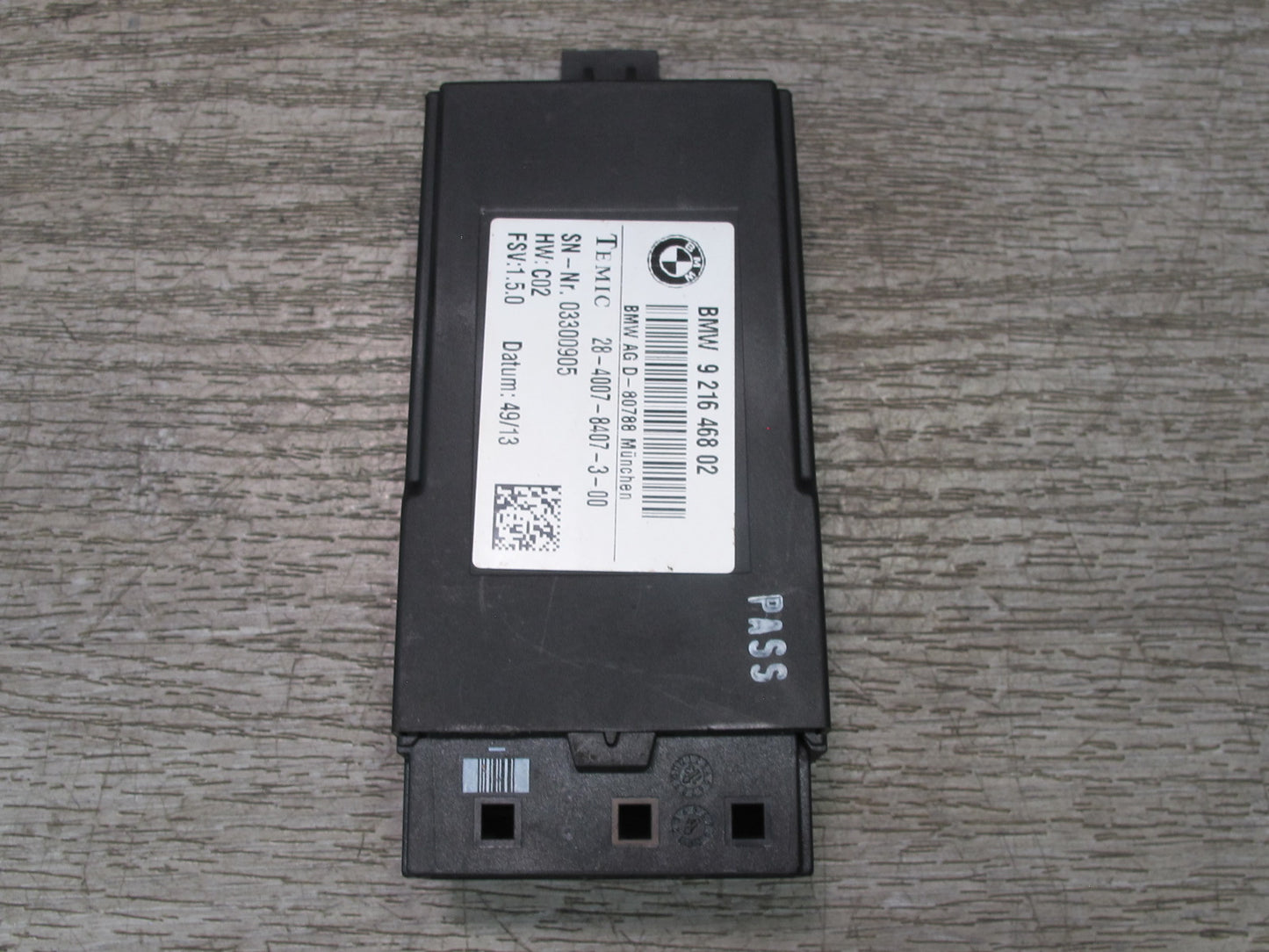 2014-2018 BMW F15 X5 Front or Rear Heated Seat Control Module 9216468