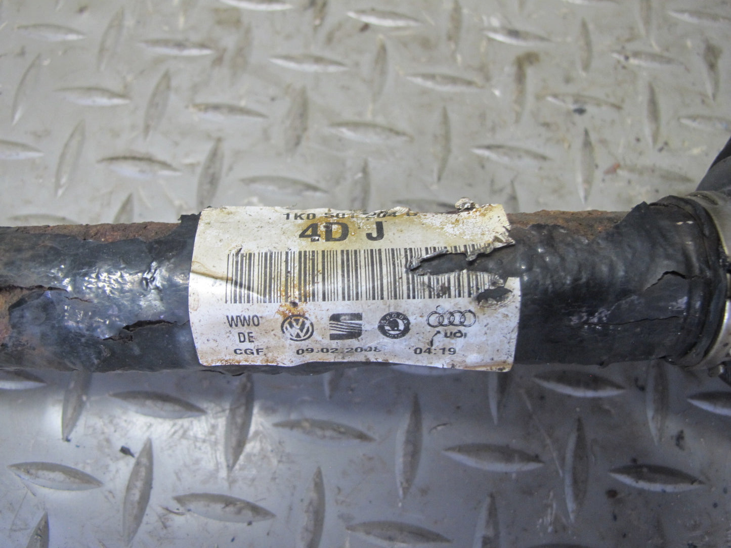 06-18 VW Golf R32 R Passat CC Tiguan AWD Rear Right Axle Shaft OEM