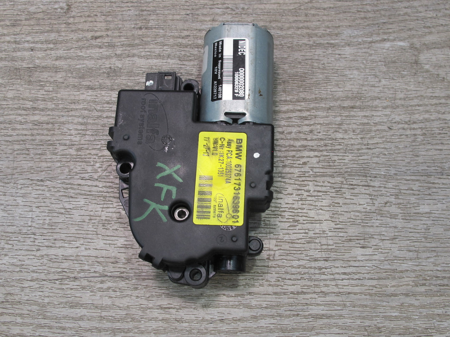 2014-2018 BMW F15 X5 Sunroof Motor Drive Unit 7316396