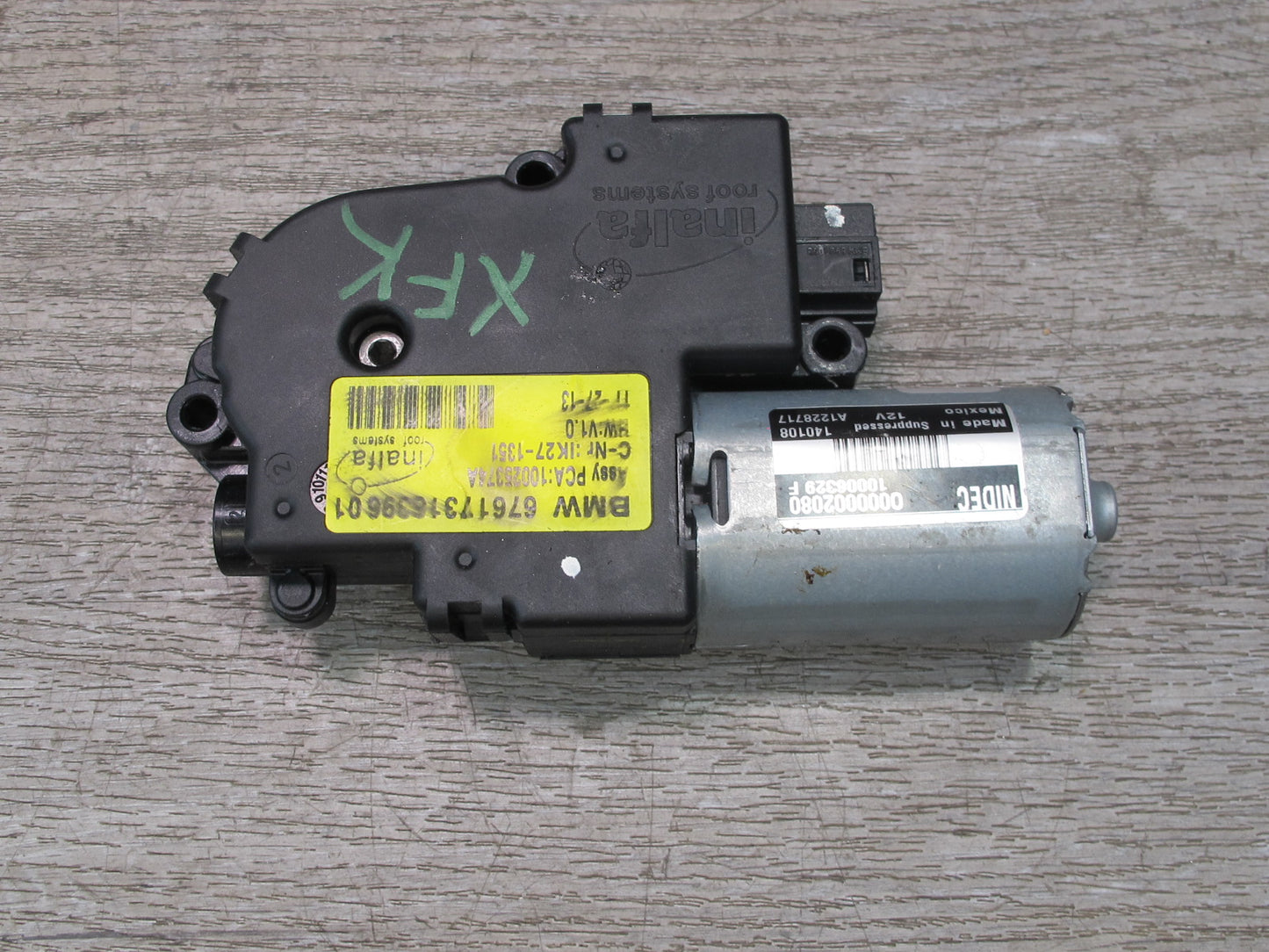 2014-2018 BMW F15 X5 Sunroof Motor Drive Unit 7316396