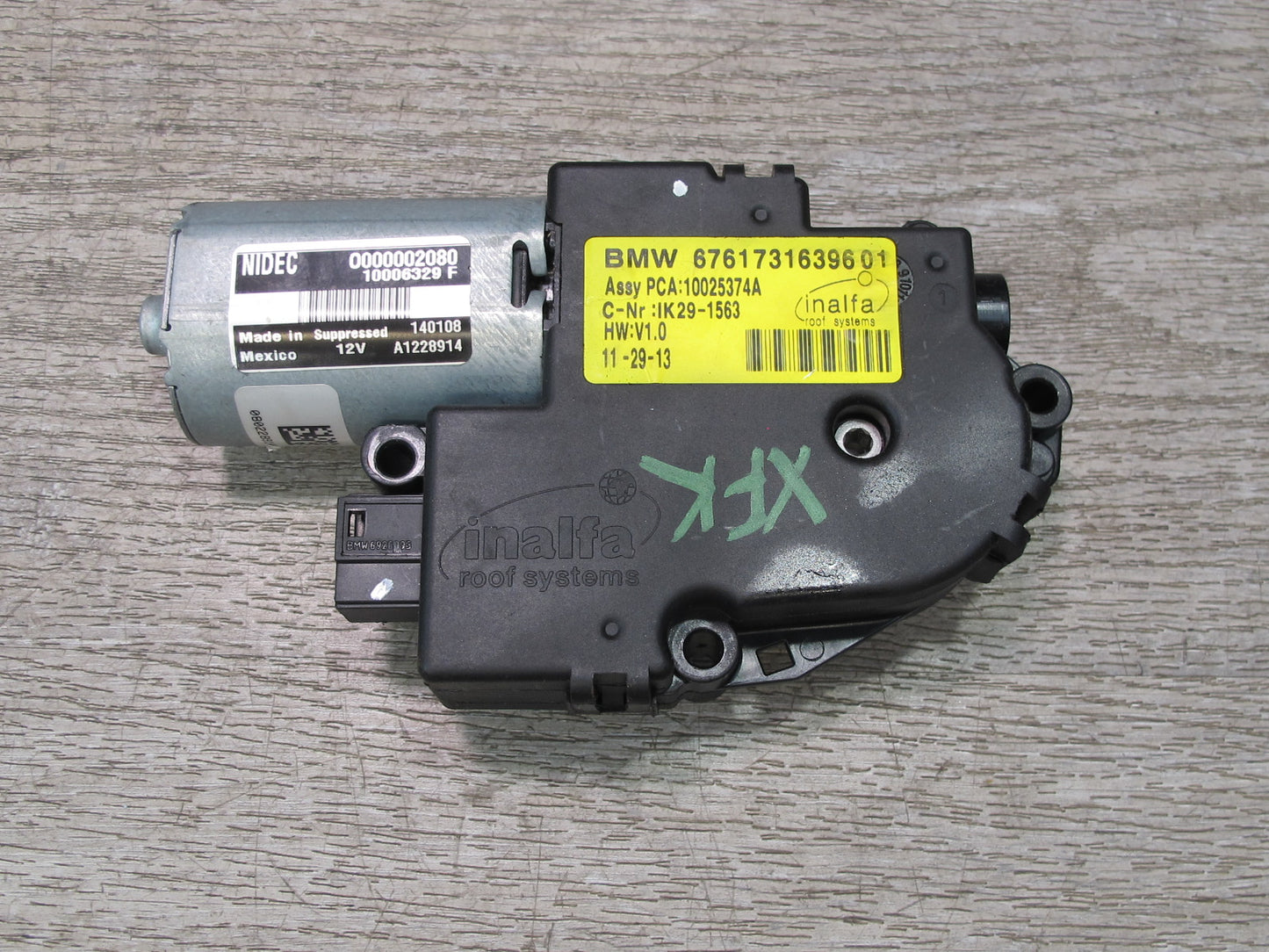 2014-2018 BMW F15 X5 Sunroof Motor Drive Unit 7316396