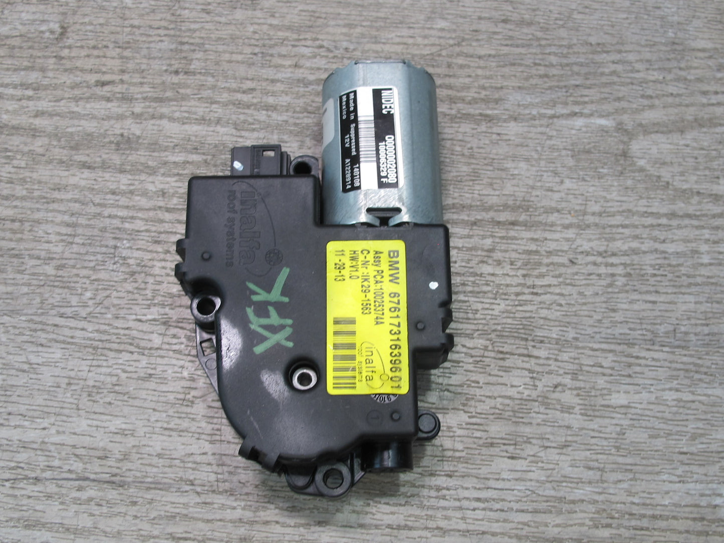 2014-2018 BMW F15 X5 Sunroof Motor Drive Unit 7316396