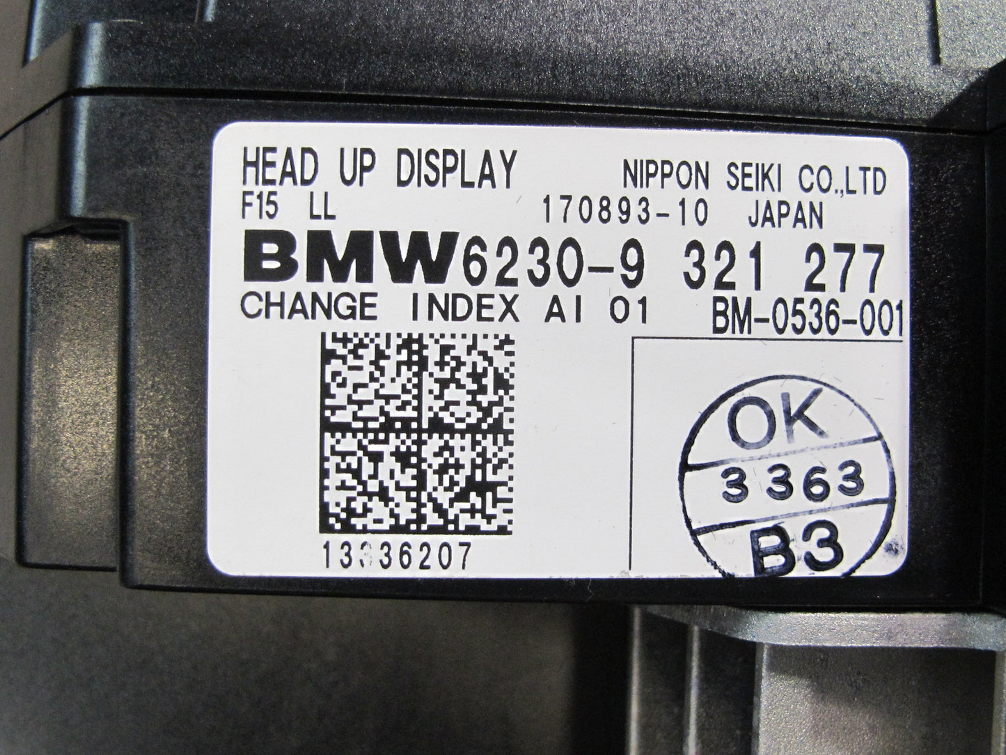 2014-2018 BMW F15 X5 Dash Head UP Display HUD Projector 9321277