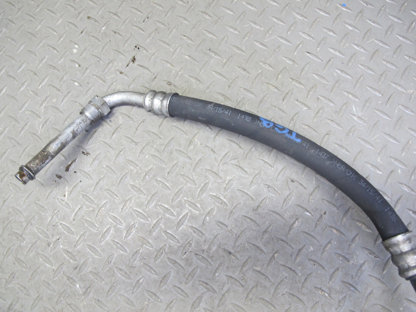 88-91 BMW E30 325i M20 Set of 2 Engine Oil Cooling Hose Pipe Line OEM