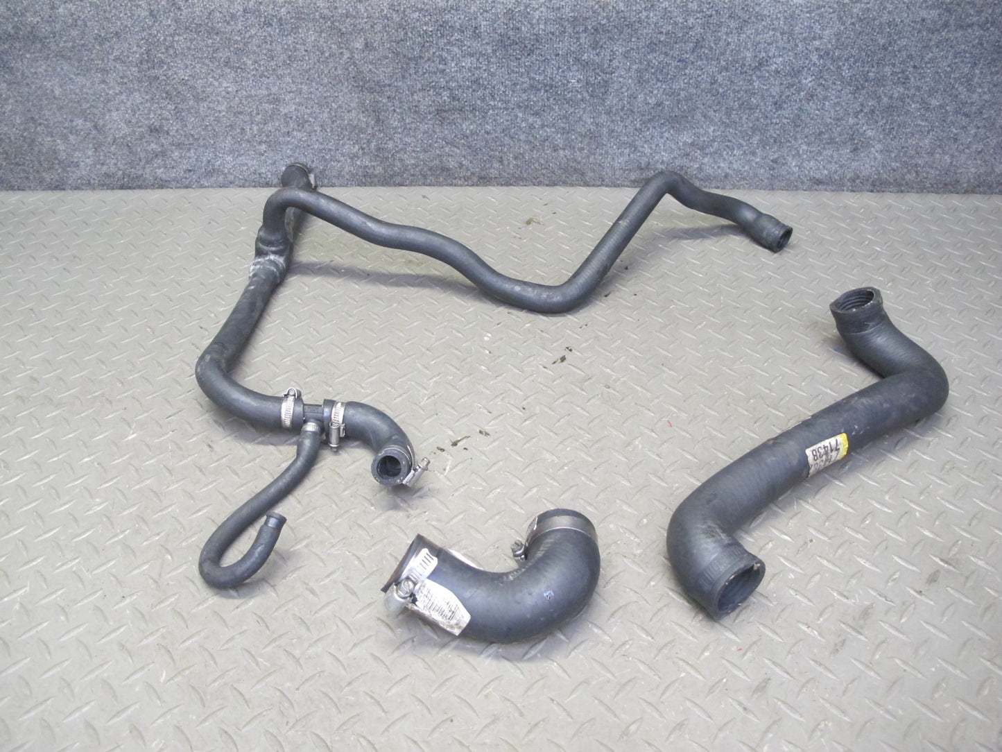 87-91 BMW E30 325i M20 Engine Cooling Hose Pipe Line Set OEM
