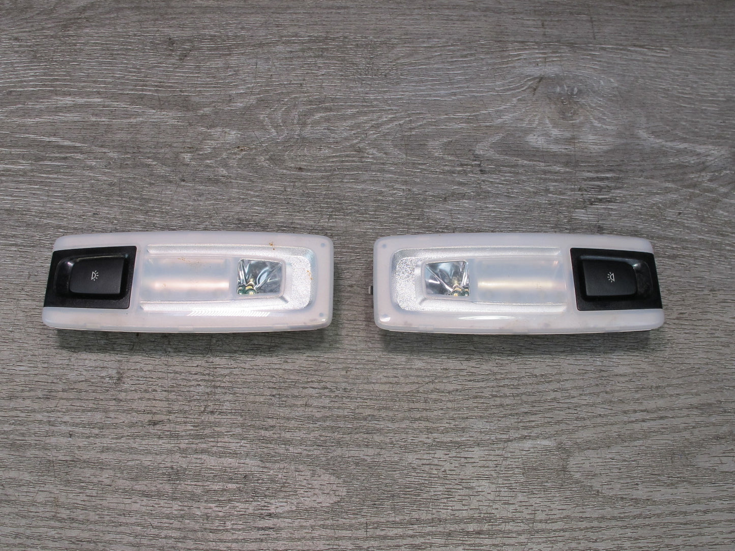 2014-2018 BMW F15 X5 Rear Overhead Interior Reading Light Lamp Set of 2