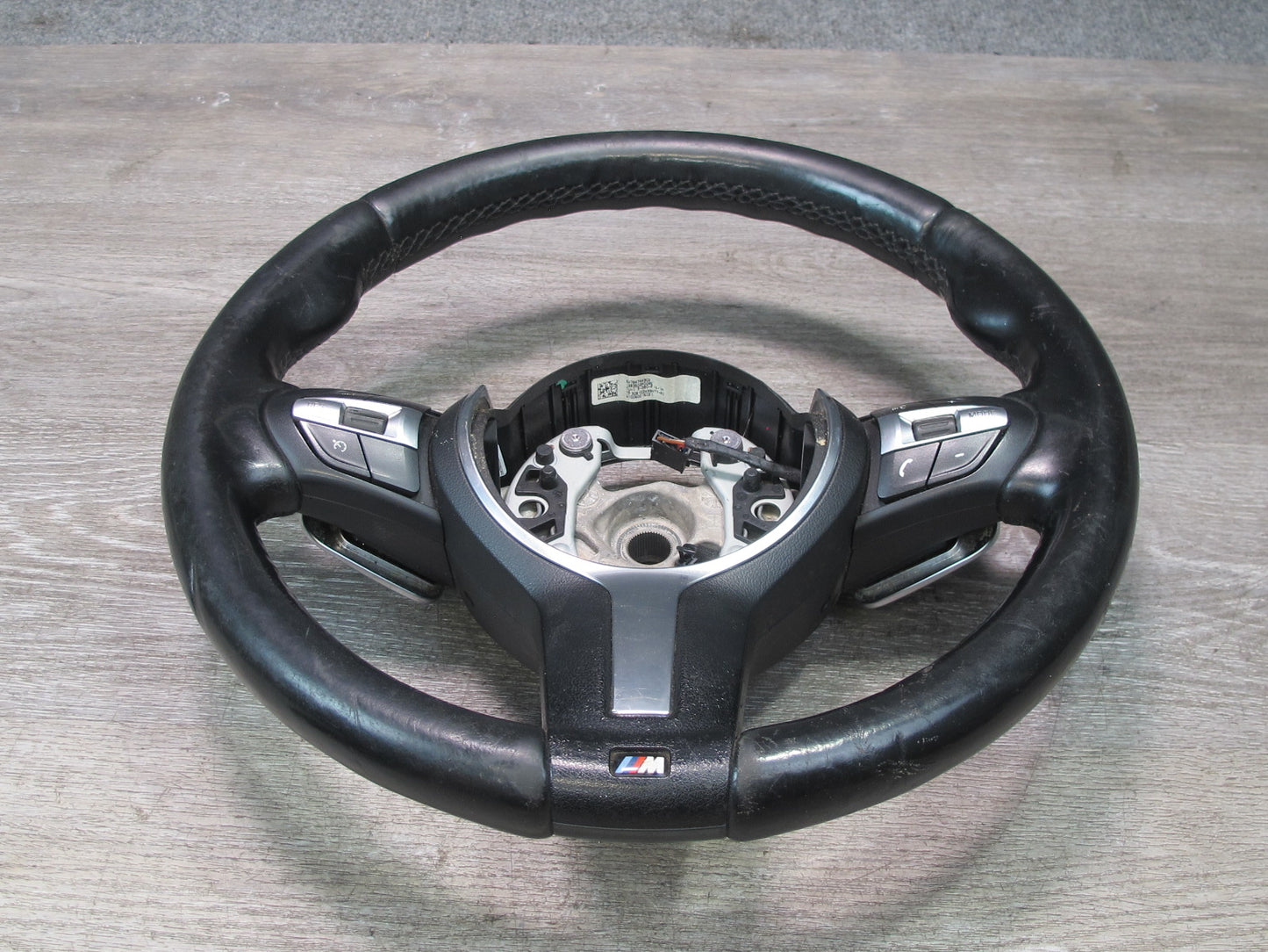 2014-2018 BMW F15 X5 M Sport Leather Heated Steering w Paddles & Controls