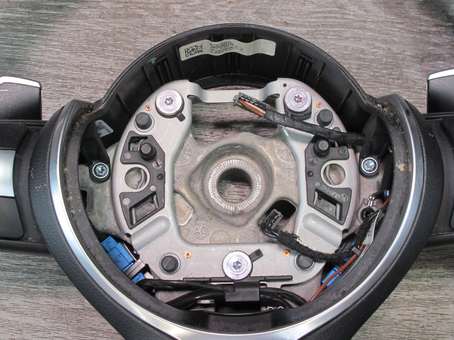 2014-2018 BMW F15 X5 M Sport Leather Heated Steering w Paddles & Controls