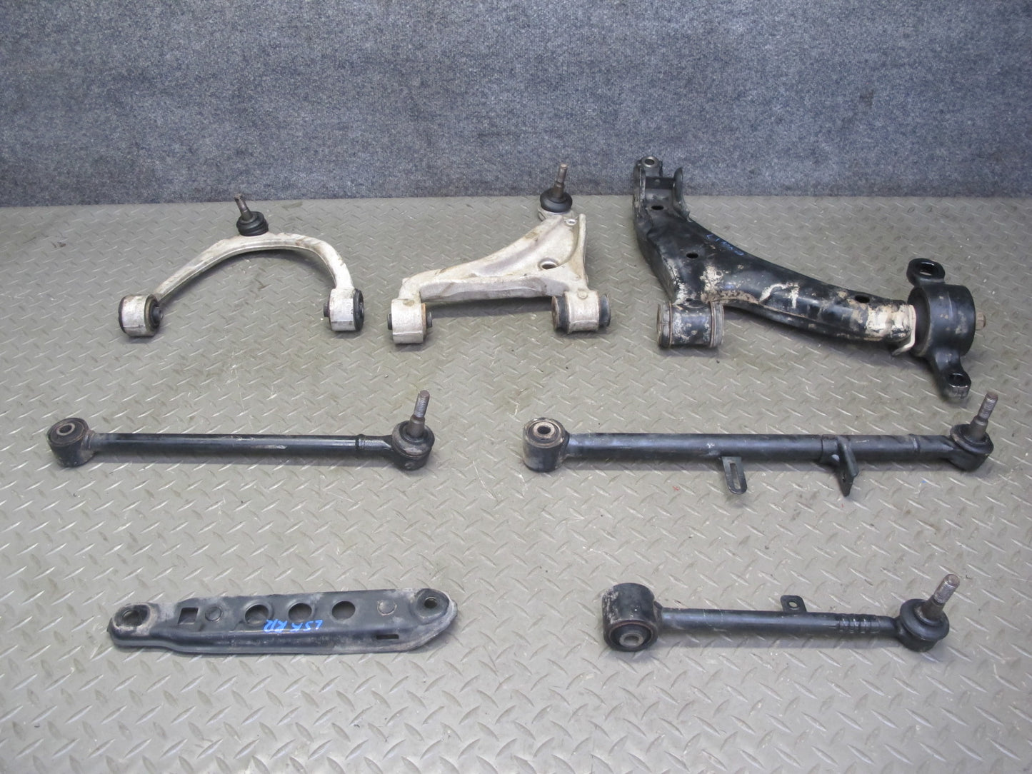 04-06 Lexus UCF30L LS430 Front & Rear Right Side Suspension Control Arm Set OEM