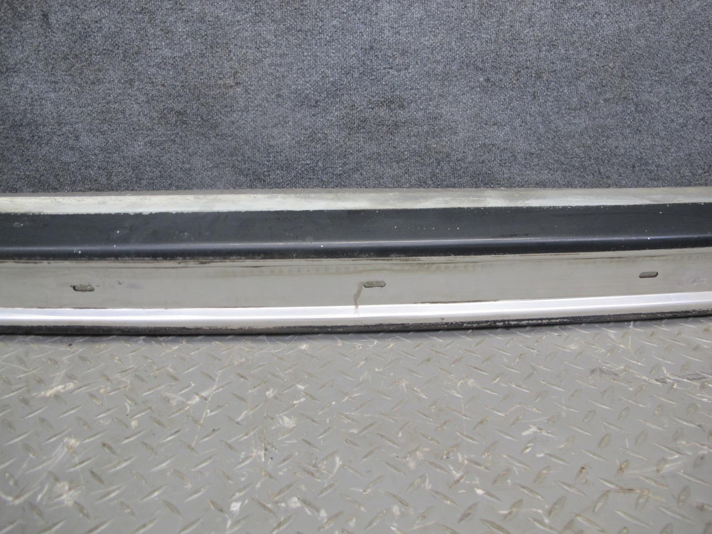 87-90 BMW E30 3-SERIES Rear Aluminum Diving Board Bumper Cover OEM