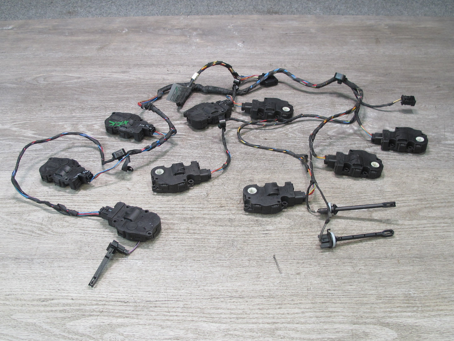 2014-2018 BMW F15 X5 A/C Heater Flap Door Actuator Motor Wiring Set