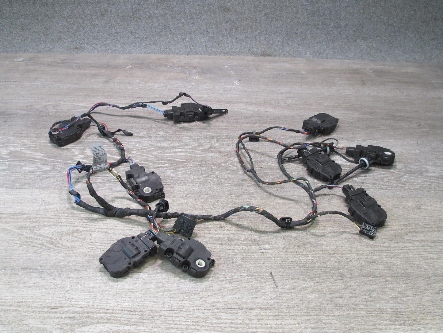 2014-2018 BMW F15 X5 A/C Heater Flap Door Actuator Motor Wiring Set
