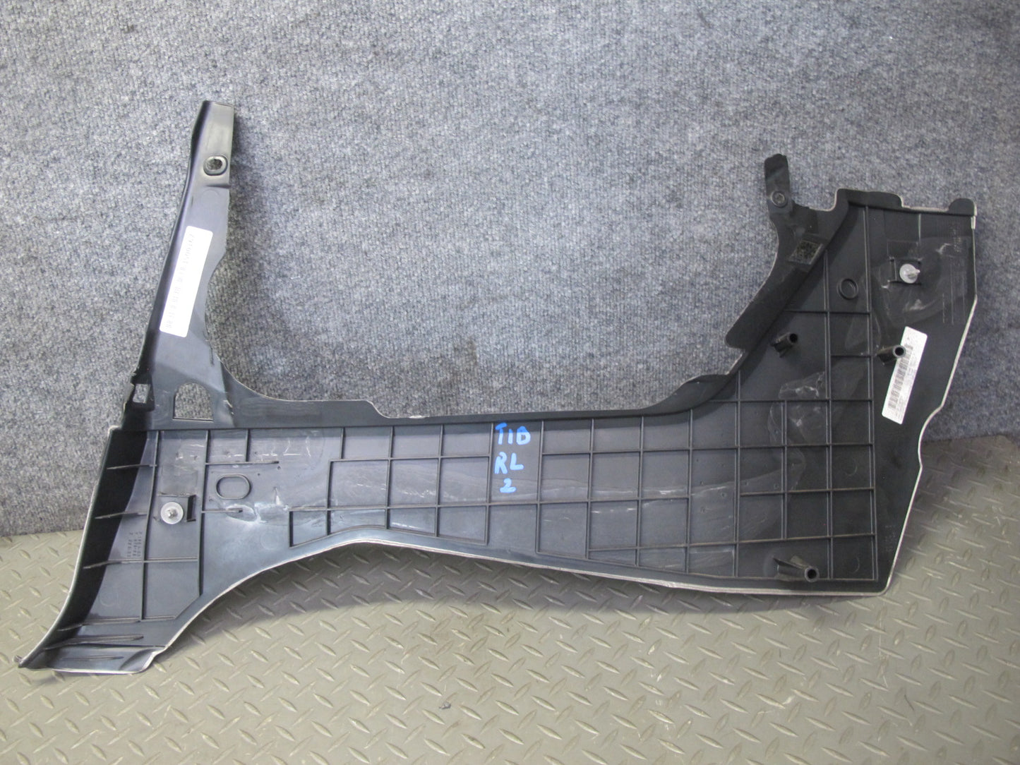 01-06 BMW E46 Convertible Set of 2 Rear Lower Quarter Trim Cover Panel Black OEM