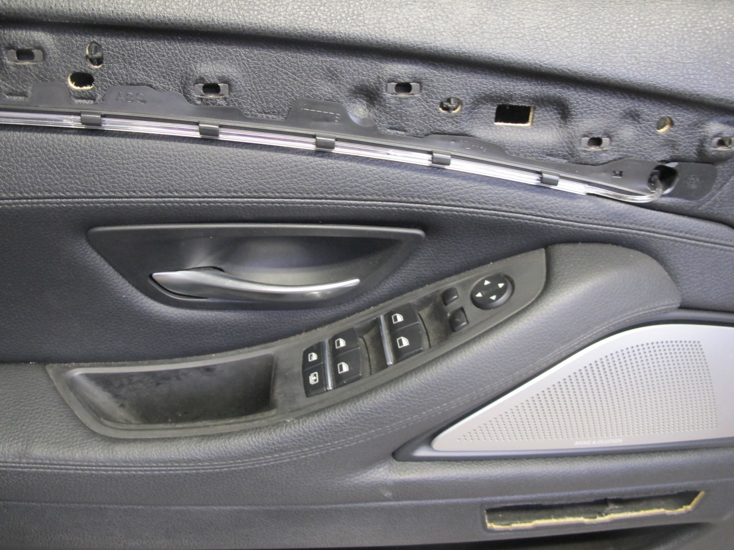 11-16 BMW F10 5-SERIES Front Left Right Door Interior Trim Panel Cover Set OEM