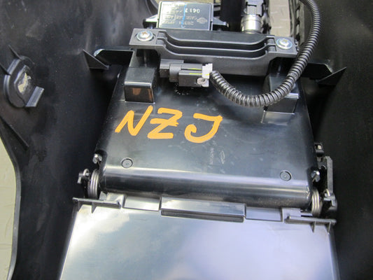 10-14 Nissan 370Z Z34 A/T Front Center Console Trim Cover Panel Black OEM