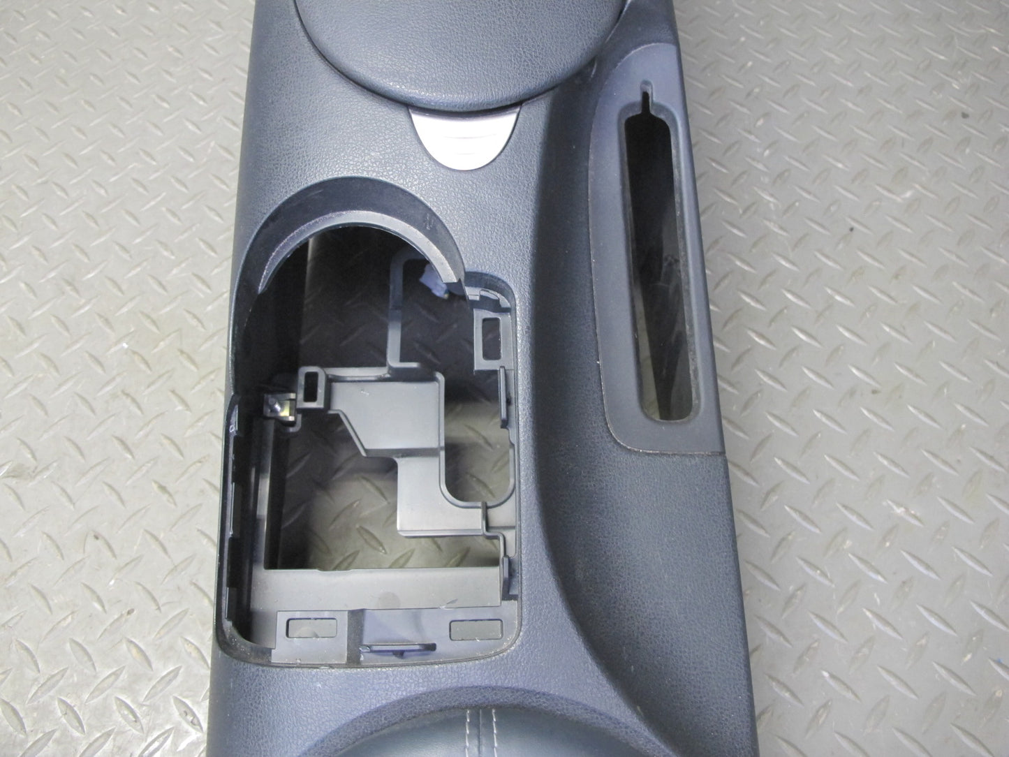 10-14 Nissan 370Z Z34 A/T Front Center Console Trim Cover Panel Black OEM