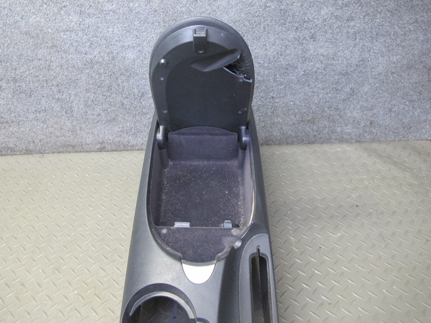 10-14 Nissan 370Z Z34 A/T Front Center Console Trim Cover Panel Black OEM