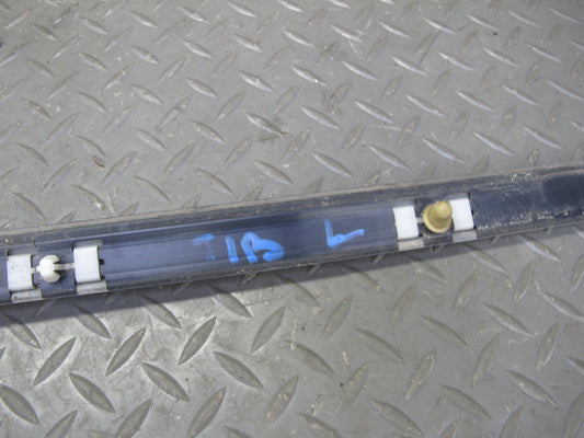 01-06 BMW E46 Coupe Convertible Set of 3 Left Door & Quarter Molding Silver OEM