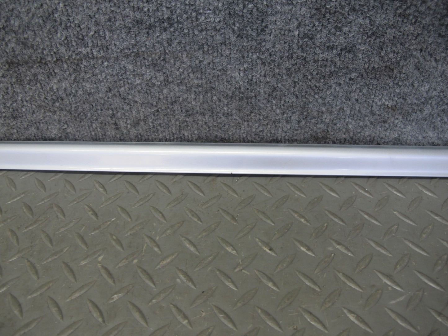01-06 BMW E46 Coupe Convertible Set of 3 Left Door & Quarter Molding Silver OEM