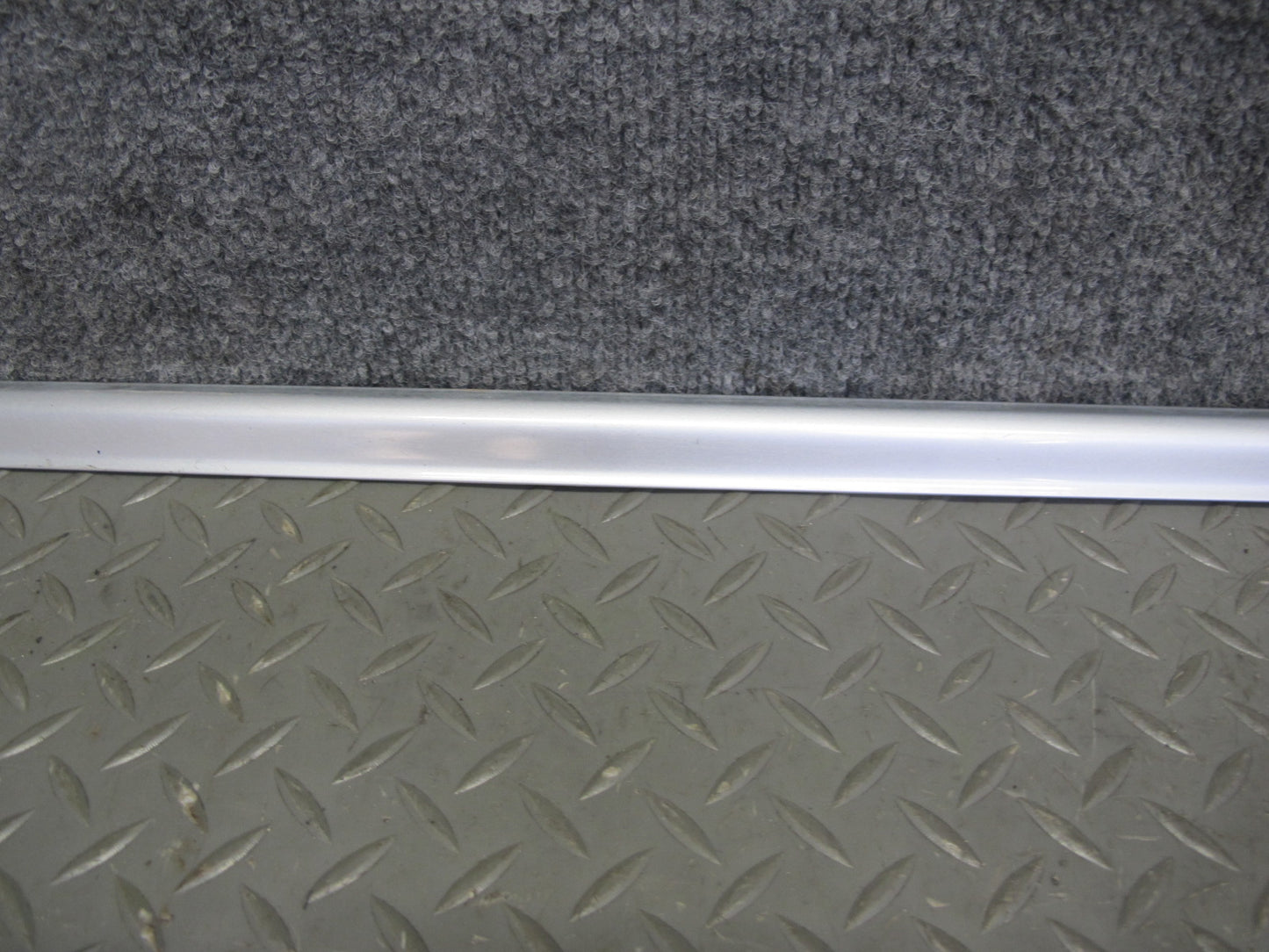 01-06 BMW E46 Coupe Convertible Set of 3 Left Door & Quarter Molding Silver OEM