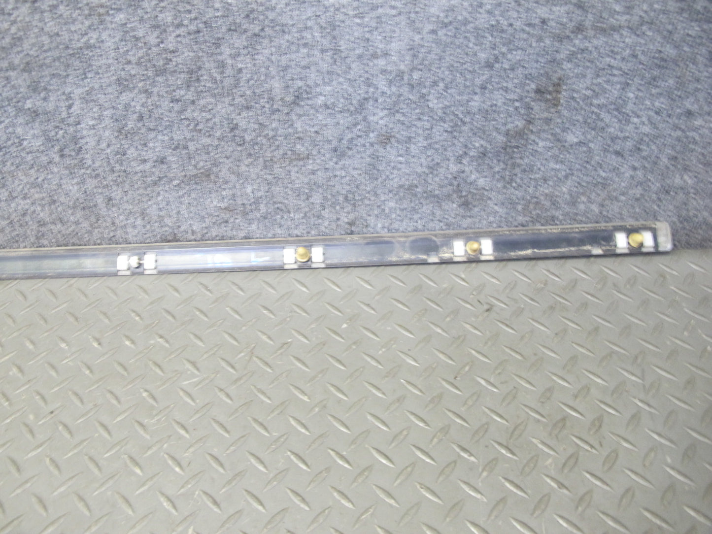 01-06 BMW E46 Coupe Convertible Set of 3 Left Door & Quarter Molding Silver OEM