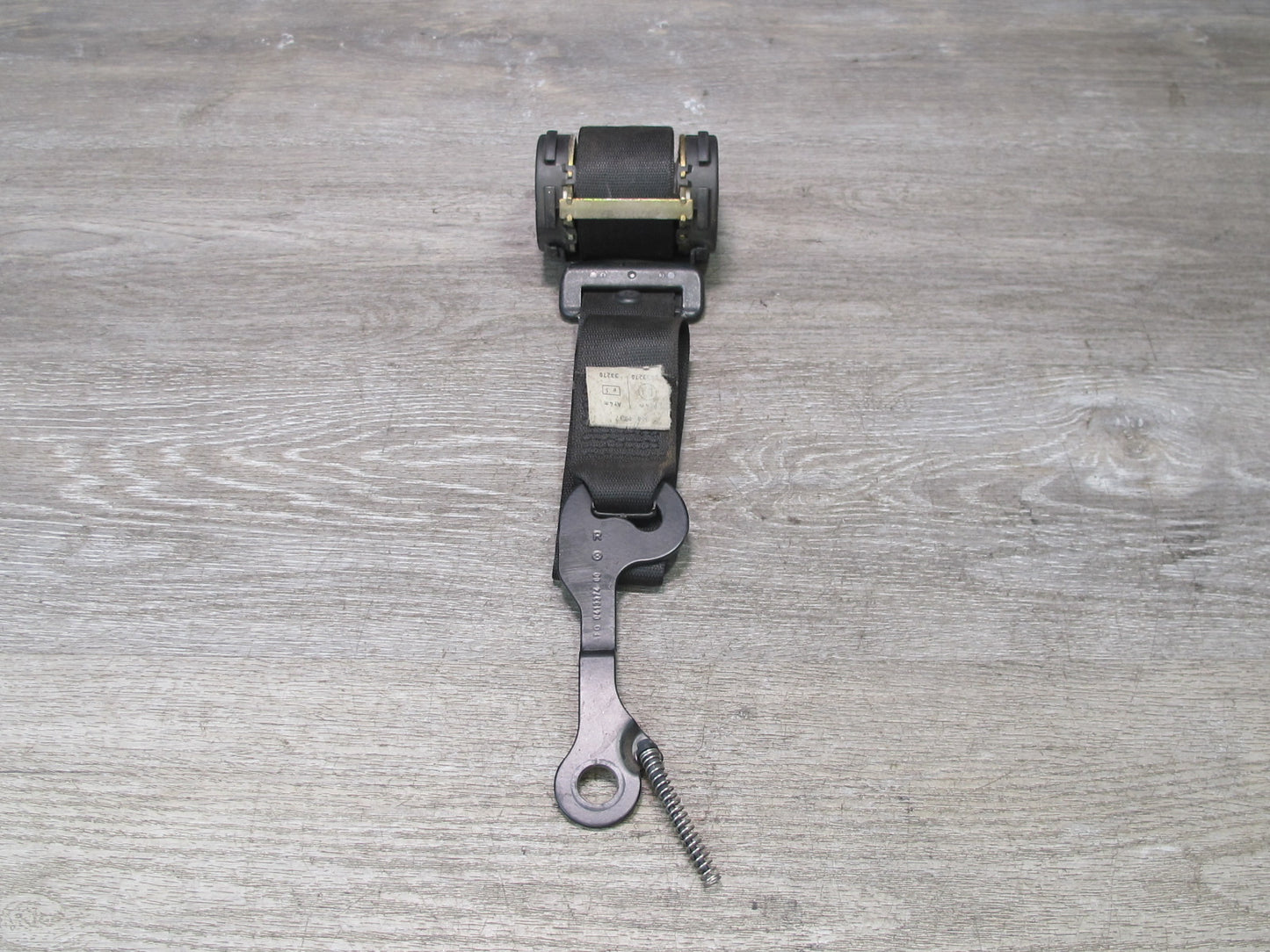 88-93 BMW E30 CONVERTIBLE FRONT RIGHT & LEFT SIDE SEATBELT RETRACTOR SET OEM