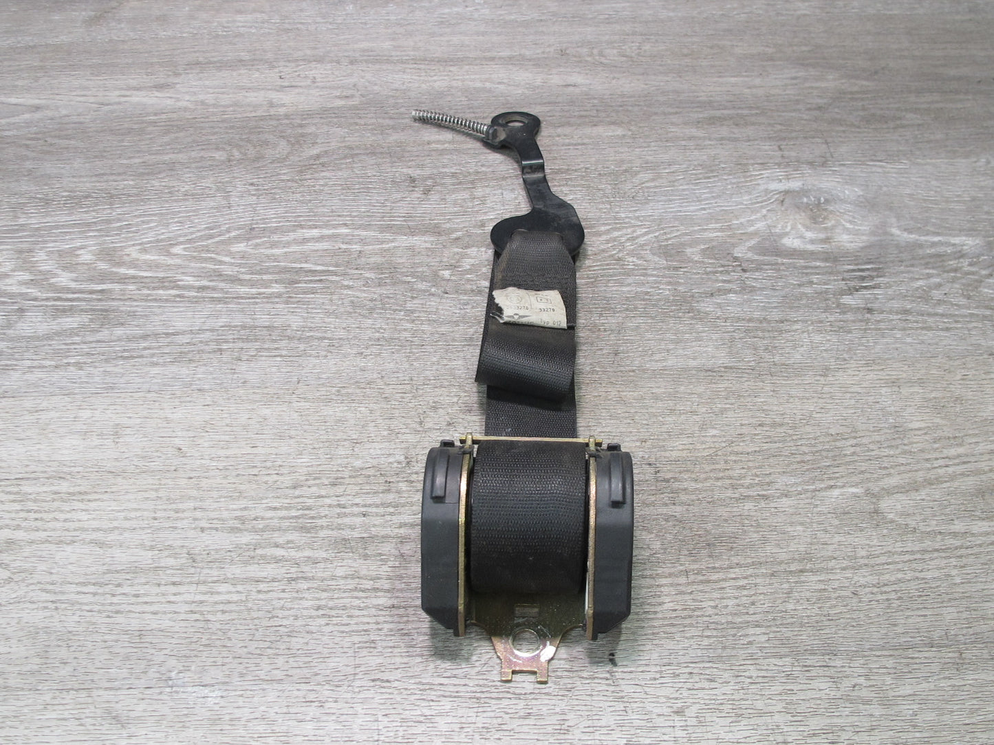 88-93 BMW E30 CONVERTIBLE FRONT RIGHT & LEFT SIDE SEATBELT RETRACTOR SET OEM