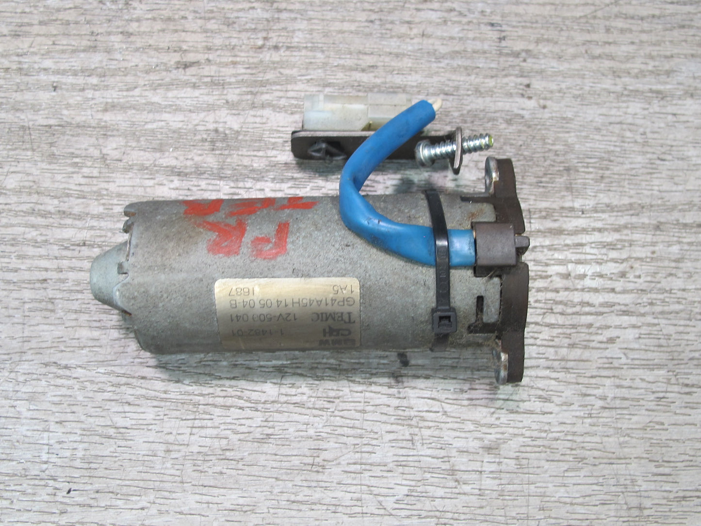 01-06 BMW E46 Convertible Set of 5 Front Right Seat Adjustment Drive Motor OEM
