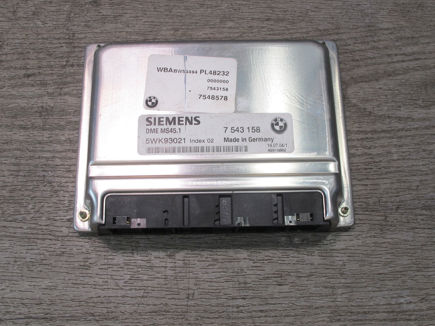 04-05 BMW E46 M54 M56 Convertible Engine ECU DME EWS3 Lock Cylinder KEY Set OEM