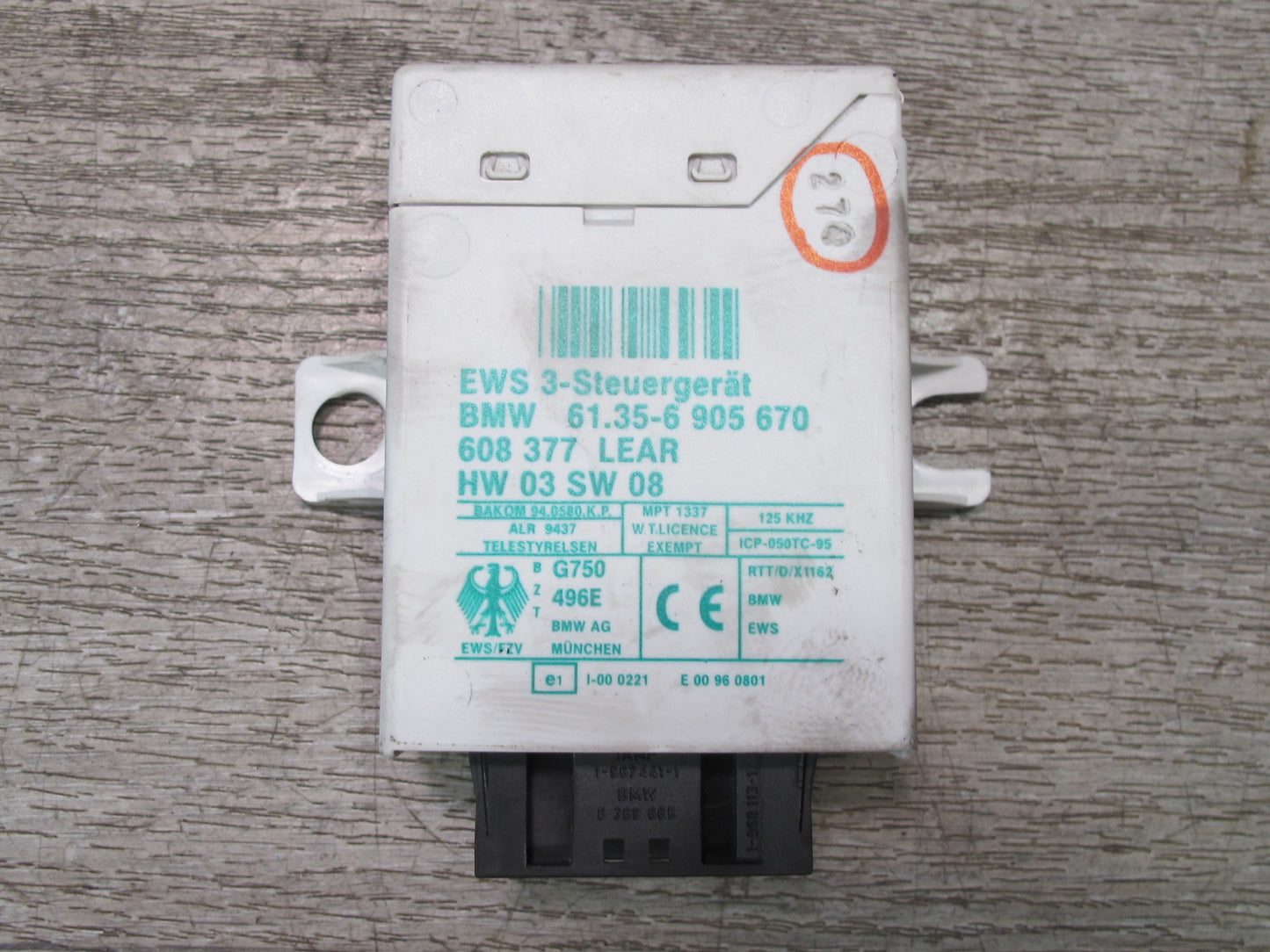 04-05 BMW E46 M54 M56 Convertible Engine ECU DME EWS3 Lock Cylinder KEY Set OEM