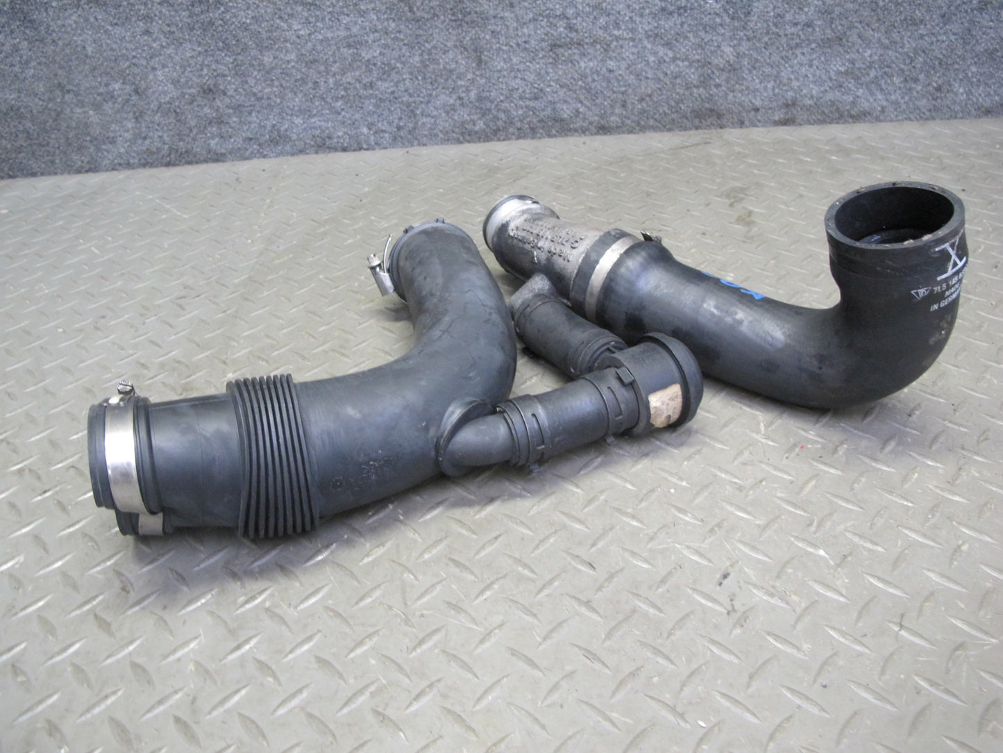 2003-2006 Porsche Cayenne 955 Turbo Air Intake Hose Pipe Line Set