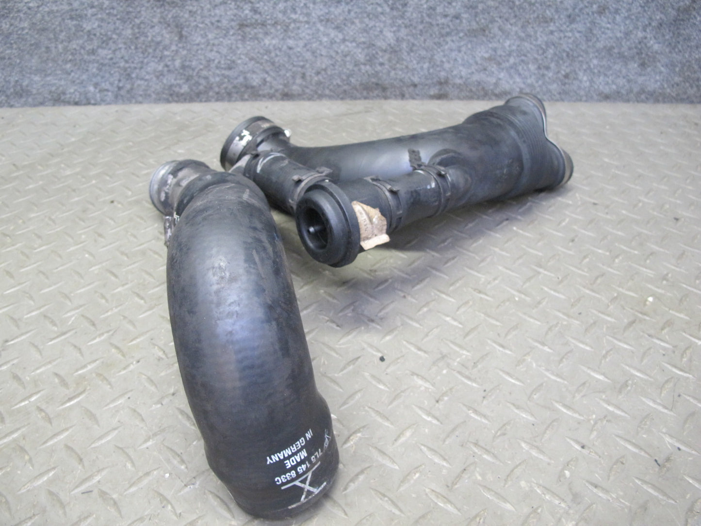 2003-2006 Porsche Cayenne 955 Turbo Air Intake Hose Pipe Line Set