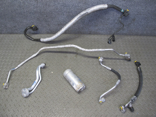 01-06 BMW E46 330Ci M54 Set of 6 A/C Air Condition Hose Pipe Line Dryer OEM