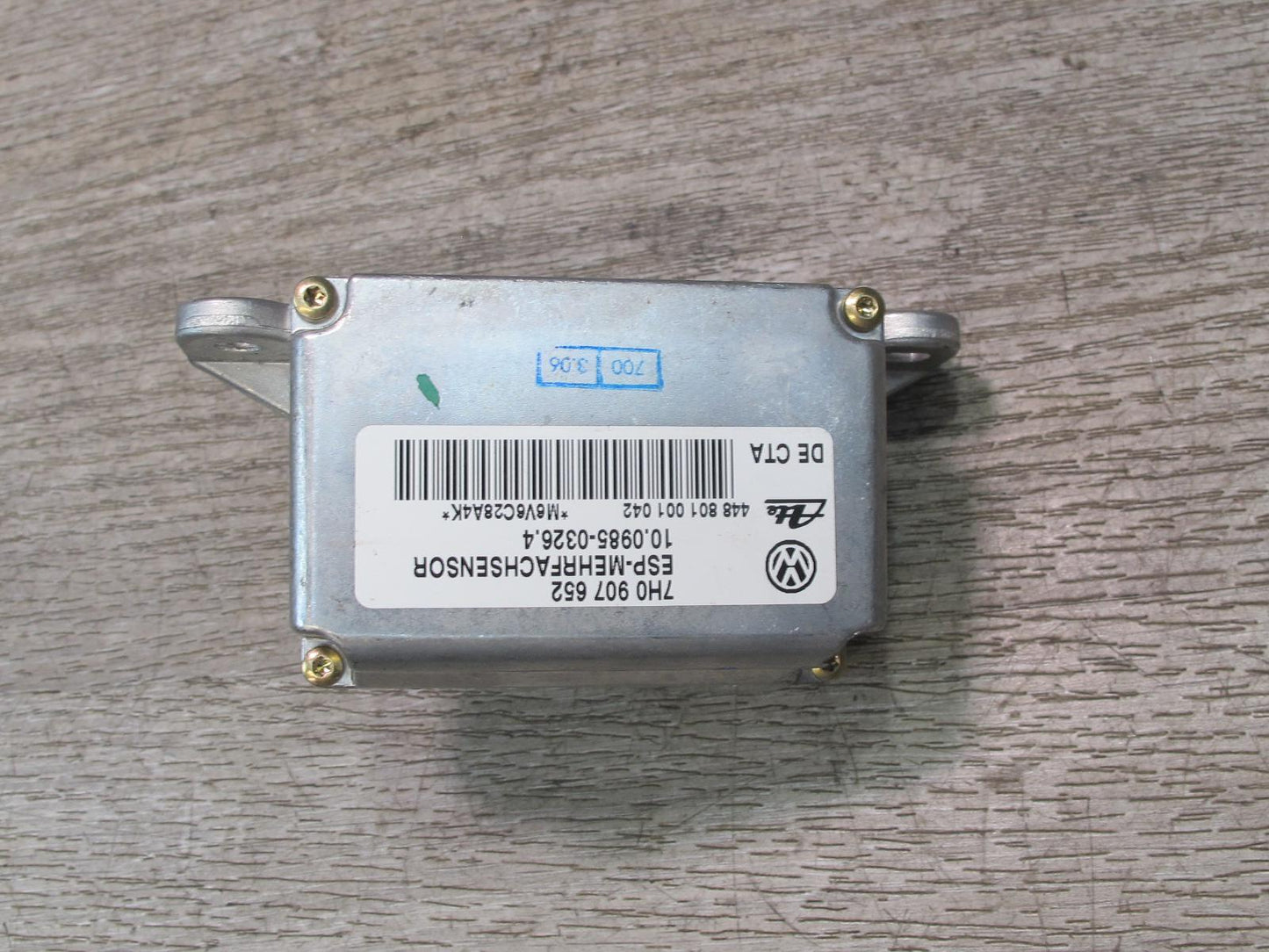 2003-2010 Porsche Cayenne 955 YAW Turn Rate Acceleration Rate Speed Sensor