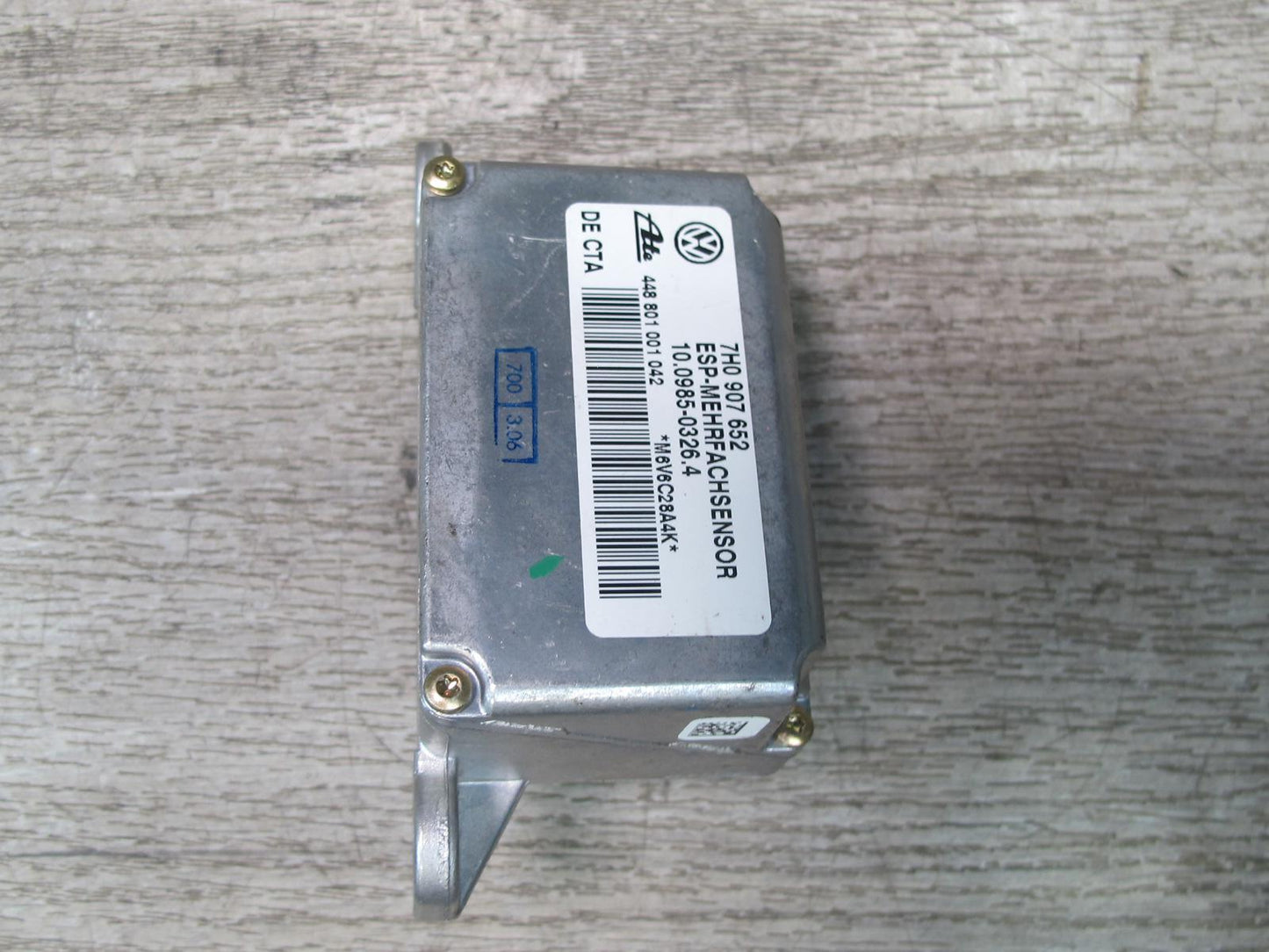 2003-2010 Porsche Cayenne 955 YAW Turn Rate Acceleration Rate Speed Sensor