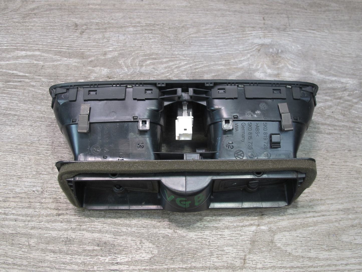 10-14 VW Golf R 1K8 GTI MK6 Dash A/C Air Vent Grille Center Outer Set OEM