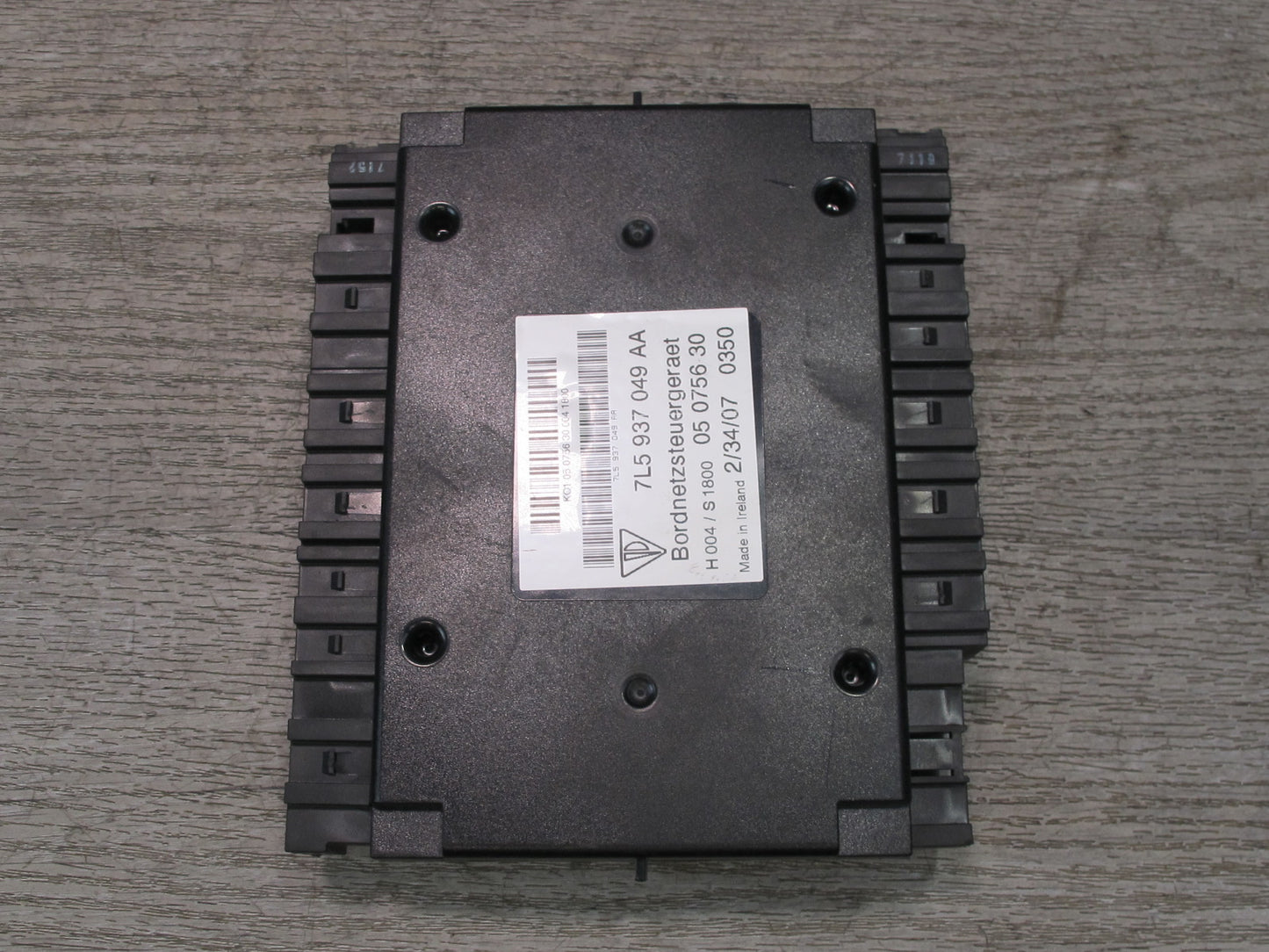 2008-2010 Porsche Cayenne 957 Body Control Module Unit BCM BCU 7L5937049AA