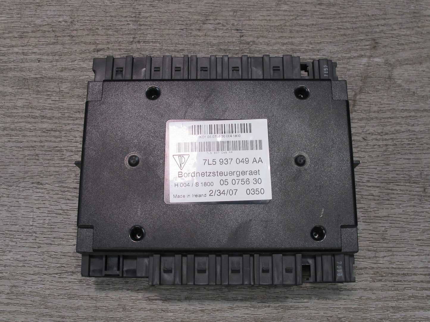 2008-2010 Porsche Cayenne 957 Body Control Module Unit BCM BCU 7L5937049AA