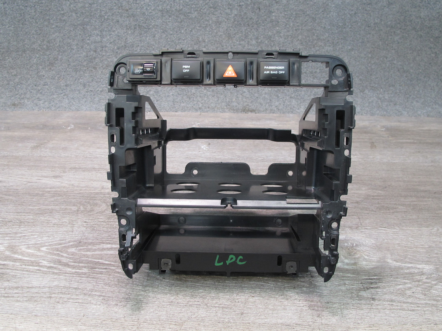 2003-2010 Porsche Cayenne 957 Dash Center Radio Mount Bracket Panel w Switches